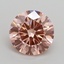1.50 Ct. Fancy Intense Pink Round Lab Grown Diamond