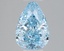 1.55 Ct. Fancy Vivid Blue Pear Lab Grown Diamond