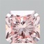 3.00 Ct. Fancy Vivid Pink Radiant Lab Grown Diamond