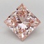 5.51 Ct. Fancy Vivid  Pink Princess Lab Grown Diamond