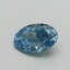 0.76 Ct. Fancy Vivid Blue Oval Lab Grown Diamond
