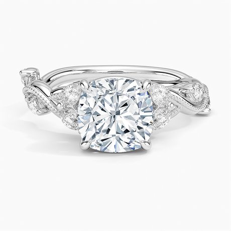 Platinum Vintage Secret Garden Diamond Ring (3/8 ct. tw.)