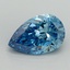 1.64 Ct. Fancy Vivid Blue Pear Lab Grown Diamond