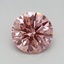 0.58 Ct. Fancy Intense Pink Round Lab Grown Diamond