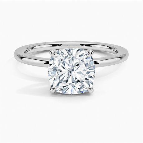 18K White Gold Audrey Perfect Fit 1.4mm Solitaire Ring