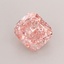 1.59 Ct. Fancy Pink Cushion Lab Grown Diamond