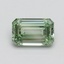 0.81 Ct. Fancy Intense Green Emerald Lab Grown Diamond