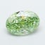 5.80 Ct. Fancy Vivid Green Oval Lab Grown Diamond