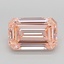 3.05 Ct. Fancy Intense  Pink Emerald Lab Grown Diamond