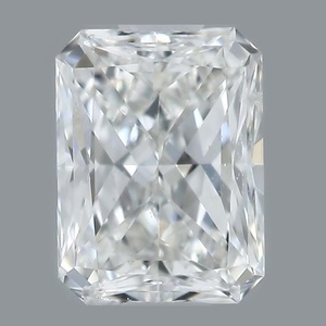 Radiant diamond — real photo