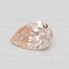 0.30 Ct. Fancy Intense Orangy Pink Pear Lab Grown Diamond