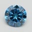 2.00 Ct. Fancy Vivid Blue Round Lab Grown Diamond