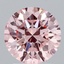 2.51 Ct. Fancy Intense Pink Round Lab Grown Diamond