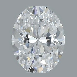 Oval diamond — real photo