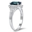 The Sherice Ring, smalltop view on a hand