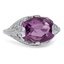 Edwardian Amethyst Cocktail Ring
