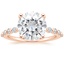 14K Rose Gold Marseille Half Coverage Diamond Ring (1/4 ct. tw.), smalltop view