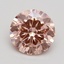 2.01 Ct. Fancy Intense Pink Round Lab Grown Diamond