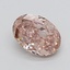 1.05 Ct. Light  Brown Oval Lab Grown Diamond