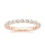 14K Rose Gold Marseille Three-Quarter Coverage Diamond Ring (1/2 ct. tw.), smalltop view