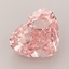 2.91 Ct. Fancy Vivid  Pink Heart Lab Grown Diamond