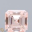3.02 Ct. Fancy Intense Pink Asscher Lab Grown Diamond