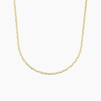 Quincy 16 in. Mirror Chain Necklace