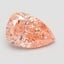 4.04 Ct. Fancy Vivid Pink Pear Lab Grown Diamond
