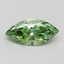1.37 Ct. Fancy Vivid Green Marquise Lab Grown Diamond