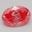 1.50 Ct. Fancy Vivid Pink Oval Lab Grown Diamond