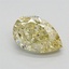 2.36 Ct. Fancy Yellow Pear Lab Grown Diamond