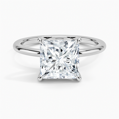 18K White Gold Fairmined 1.5mm Comfort Fit Ring