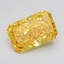 2.01 Ct. Fancy Vivid Yellow Radiant Lab Grown Diamond