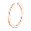 14K Rose Gold Liv 1.4mm Open Ring, smallside view