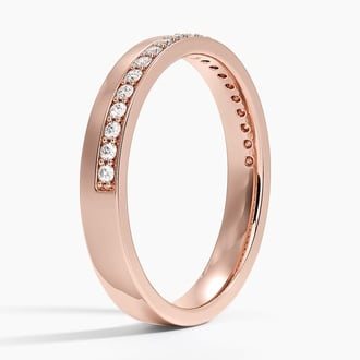 3mm Austin Diamond Ring in 14K Rose Gold