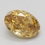 1.51 Ct. Fancy Vivid Brownish Yellow Oval Lab Grown Diamond