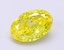 1.18 Ct. Fancy Vivid  Yellow Oval Lab Grown Diamond