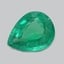 9.0x7.0mm  Green  Pear   Emerald