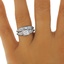The Marjorie Matched Set, smallzoomed in top view on a hand
