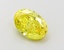 2.00 Ct. Fancy Vivid  Yellow Oval Lab Grown Diamond