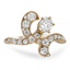 Art Nouveau Diamond Cocktail Ring