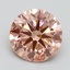 2.72 Ct. Fancy Intense Pink Round Lab Grown Diamond