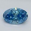 2.05 Ct. Fancy Vivid Malibu Blue Oval Lab Grown Diamond