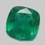 9.0mm  Green  Cushion   Emerald