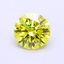 1.10 Ct. Fancy Intense  Yellow Round Lab Grown Diamond