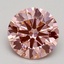 2.50 Ct. Fancy Intense Pink Round Lab Grown Diamond