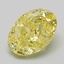2.67 Ct. Fancy Intense Yellow Oval Lab Grown Diamond