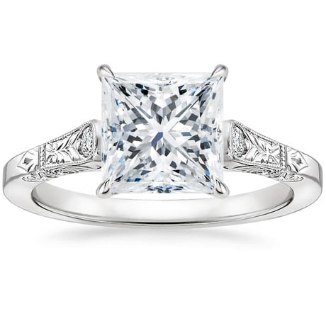 Hand Engraved Vintage Inspired Ring