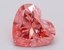 1.02 Ct. Fancy Vivid Pink Heart Lab Grown Diamond