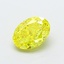 1.11 Ct. Fancy Vivid  Yellow Oval Lab Grown Diamond